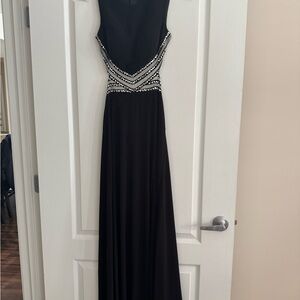 Elegant Black Evening Gown